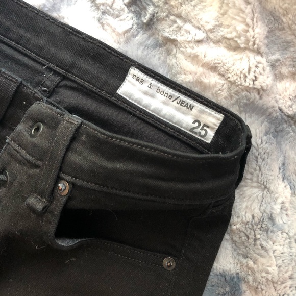 Rag & Bone black lace jeans - Picture 4 of 5